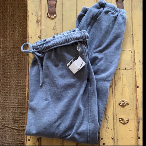 NWT FREE PEOPLE MOVEMENT SWEATPANTS BLACK LOUNGE SLOUCH JOGGER PANT BOYFRIEND S - Picture 3 of 16